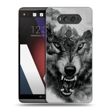 Пластиковый чехол на LG V20 с принтом Волк Пластиковый чехол на LG V20 с принтом Волк