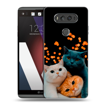 Пластиковый чехол на LG V20 с принтом Кошки Пластиковый чехол на LG V20 с принтом Кошки