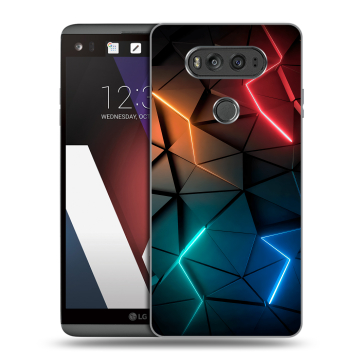 Пластиковый чехол на LG V20 с принтом Абстракция неон Пластиковый чехол на LG V20 с принтом Абстракция неон