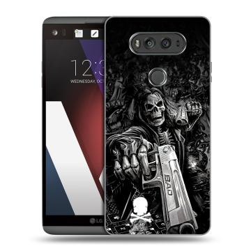 Пластиковый чехол на LG V20 с принтом Скелет Пластиковый чехол на LG V20 с принтом Скелет