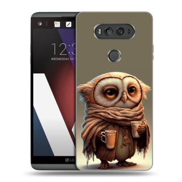 Пластиковый чехол на LG V20 с принтом Сова Пластиковый чехол на LG V20 с принтом Сова