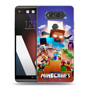 Пластиковый чехол на LG V20 с принтом Майнкрафт Minecraft Пластиковый чехол на LG V20 с принтом Майнкрафт Minecraft
