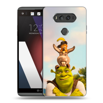 Пластиковый чехол на LG V20 с принтом Шрек Shrek Пластиковый чехол на LG V20 с принтом Шрек Shrek