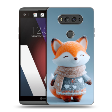 Пластиковый чехол на LG V20 с принтом Лиса Пластиковый чехол на LG V20 с принтом Лиса
