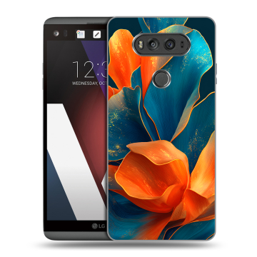 Пластиковый чехол на LG V20 с принтом Цветы Пластиковый чехол на LG V20 с принтом Цветы