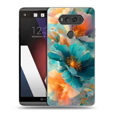 Пластиковый чехол на LG V20 с принтом Цветы Пластиковый чехол на LG V20 с принтом Цветы