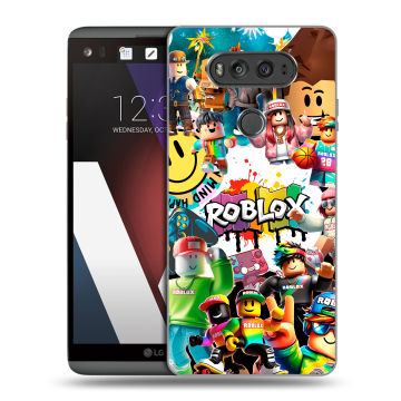 Пластиковый чехол на LG V20 с принтом Roblox Роблокс Пластиковый чехол на LG V20 с принтом Roblox Роблокс