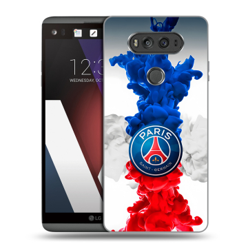 Пластиковый чехол на LG V20 с принтом PSG ПСЖ Пластиковый чехол на LG V20 с принтом PSG ПСЖ