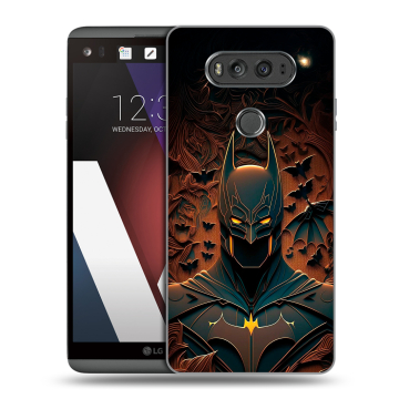 Пластиковый чехол на LG V20 с принтом Batman Бэтмен Пластиковый чехол на LG V20 с принтом Batman Бэтмен