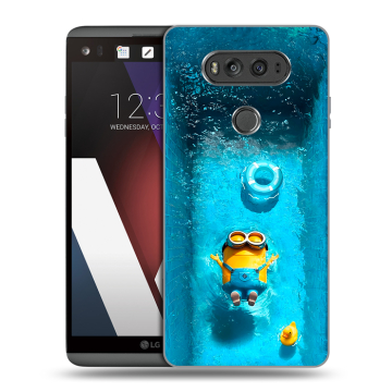 Пластиковый чехол на LG V20 с принтом Миньоны Пластиковый чехол на LG V20 с принтом Миньоны