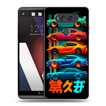 Пластиковый чехол на LG V20 с принтом машины тачки Пластиковый чехол на LG V20 с принтом машины тачки