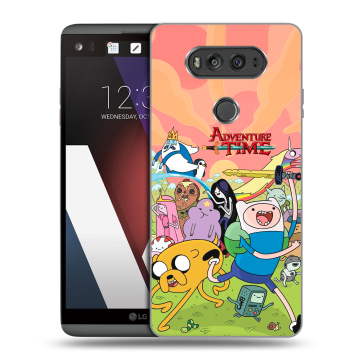 Пластиковый чехол на LG V20 с принтом Adventure time Время приключений Пластиковый чехол на LG V20 с принтом Adventure time Время приключений