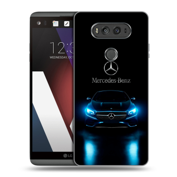 Пластиковый чехол на LG V20 с принтом Mercedes Мерседес Пластиковый чехол на LG V20 с принтом Mercedes Мерседес