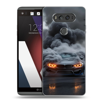Пластиковый чехол на LG V20 с принтом BMW БМВ Пластиковый чехол на LG V20 с принтом BMW БМВ
