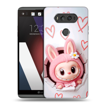 Пластиковый чехол на LG V20 с принтом Labubu Лабубу Пластиковый чехол на LG V20 с принтом Labubu Лабубу