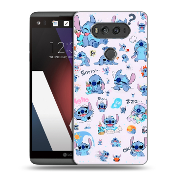 Пластиковый чехол на LG V20 с принтом Лило и Стич Пластиковый чехол на LG V20 с принтом Лило и Стич