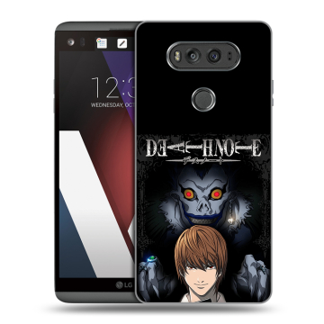 Пластиковый чехол на LG V20 с принтом Death note Тетрадь смерти Пластиковый чехол на LG V20 с принтом Death note Тетрадь смерти