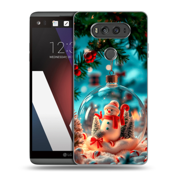Пластиковый чехол на LG V20 с принтом Новый год Пластиковый чехол на LG V20 с принтом Новый год