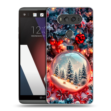 Пластиковый чехол на LG V20 с принтом Новый год Пластиковый чехол на LG V20 с принтом Новый год