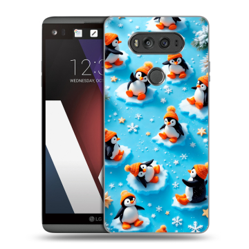 Пластиковый чехол на LG V20 с принтом Новый год Пластиковый чехол на LG V20 с принтом Новый год