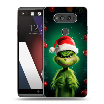 Пластиковый чехол на LG V20 с принтом Гринч Новый год Рождество Пластиковый чехол на LG V20 с принтом Гринч Новый год Рождество