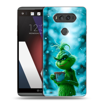 Пластиковый чехол на LG V20 с принтом Новый год гринч Пластиковый чехол на LG V20 с принтом Новый год гринч