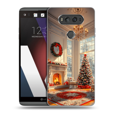 Пластиковый чехол на LG V20 с принтом Новый год Пластиковый чехол на LG V20 с принтом Новый год
