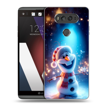 Пластиковый чехол на LG V20 с принтом Новый год Пластиковый чехол на LG V20 с принтом Новый год