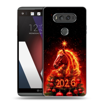 Пластиковый чехол на LG V20 с принтом Новый год Пластиковый чехол на LG V20 с принтом Новый год