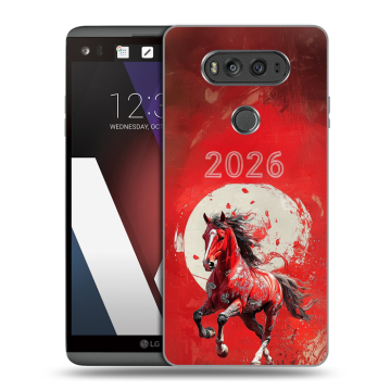 Пластиковый чехол на LG V20 с принтом Новый год Пластиковый чехол на LG V20 с принтом Новый год