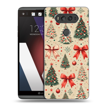 Пластиковый чехол на LG V20 с принтом Новый год Пластиковый чехол на LG V20 с принтом Новый год