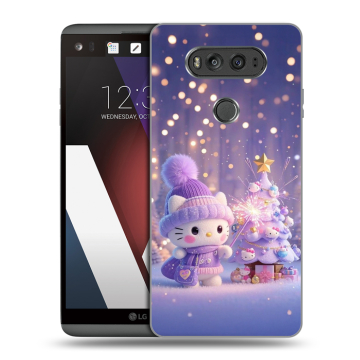 Пластиковый чехол на LG V20 с принтом Новый год Пластиковый чехол на LG V20 с принтом Новый год