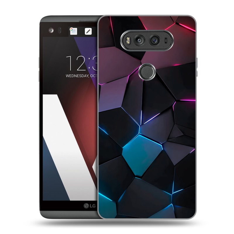 Пластиковый чехол на LG V20 с принтом Геометрия неона Пластиковый чехол на LG V20 с принтом Геометрия неона
