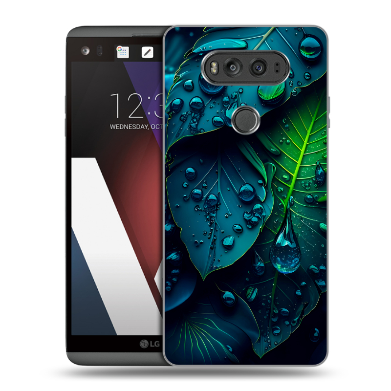 Пластиковый чехол на LG V20 с принтом Листья Пластиковый чехол на LG V20 с принтом Листья