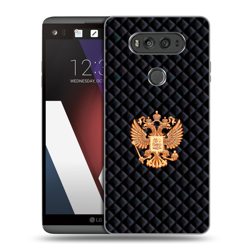 Пластиковый чехол на LG V20 с принтом Герб России принт Пластиковый чехол на LG V20 с принтом Герб России принт