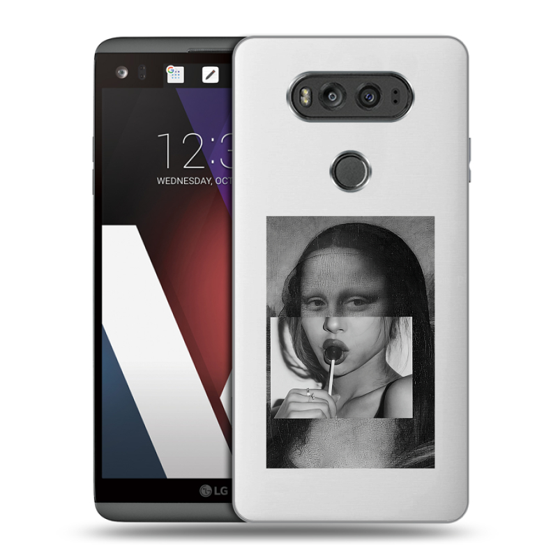 Пластиковый чехол на LG V20 с принтом Мона Лиза Пластиковый чехол на LG V20 с принтом Мона Лиза
