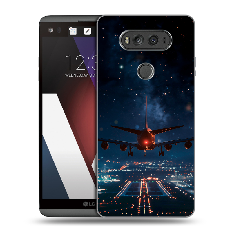 Пластиковый чехол на LG V20 с принтом самолет Пластиковый чехол на LG V20 с принтом самолет