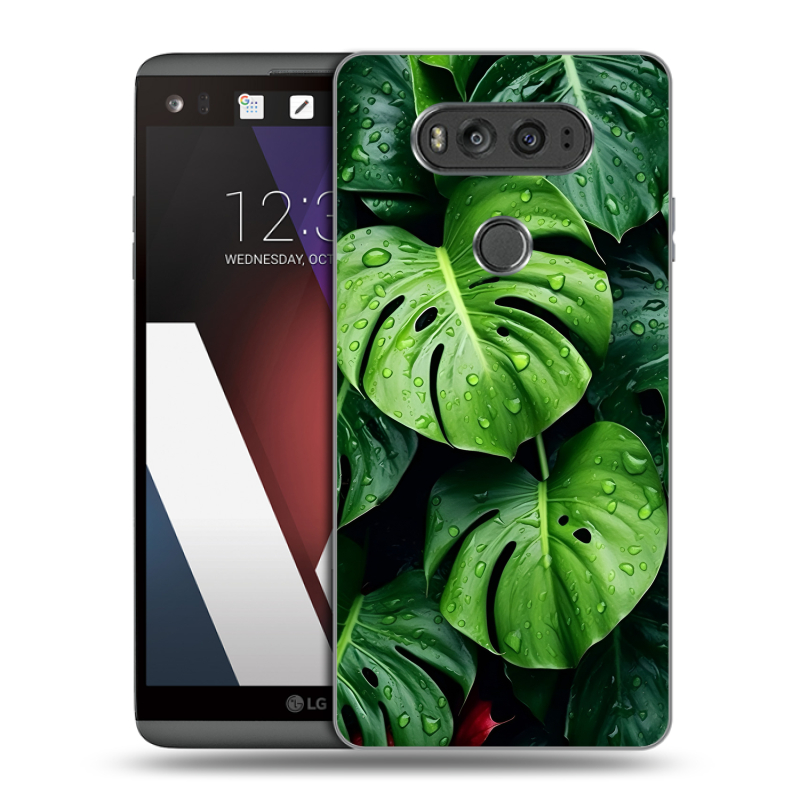Пластиковый чехол на LG V20 с принтом Листья Пластиковый чехол на LG V20 с принтом Листья