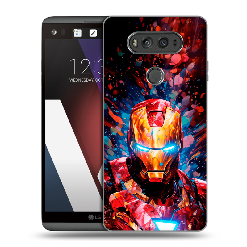 Пластиковый чехол на LG V20 с принтом Железный человек Ironman Пластиковый чехол на LG V20 с принтом Железный человек Ironman