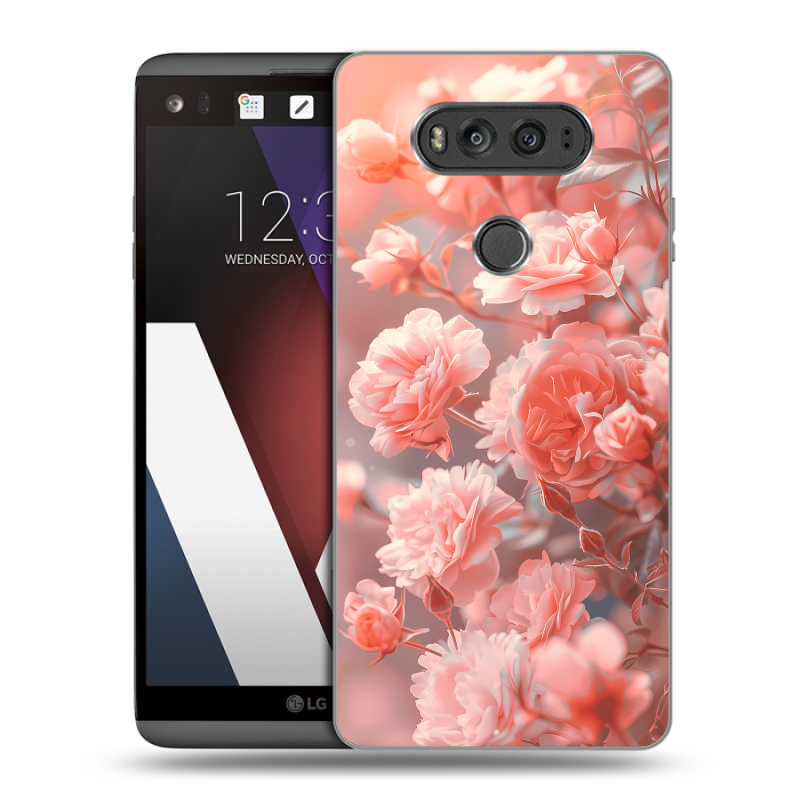 Пластиковый чехол на LG V20 с принтом Розы цветы Пластиковый чехол на LG V20 с принтом Розы цветы
