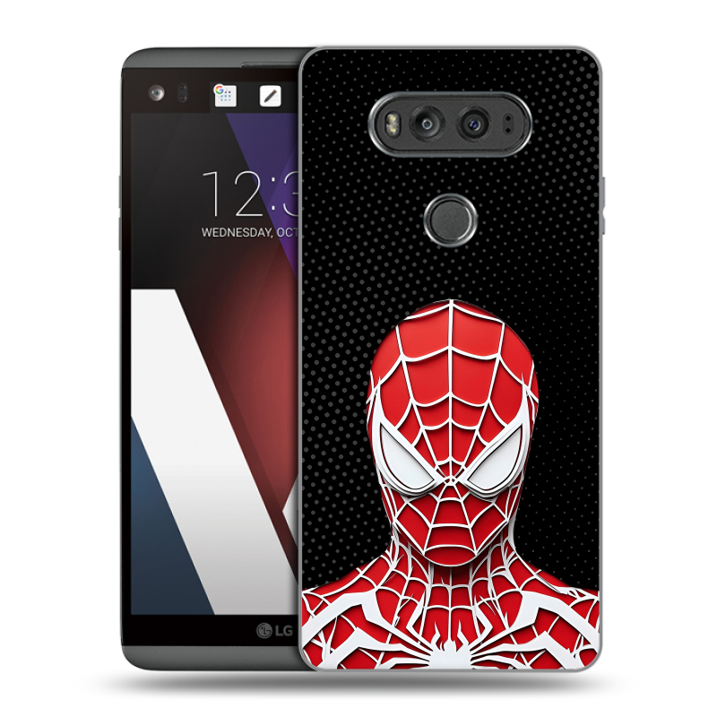 Пластиковый чехол на LG V20 с принтом человек паук spiderman Пластиковый чехол на LG V20 с принтом человек паук spiderman