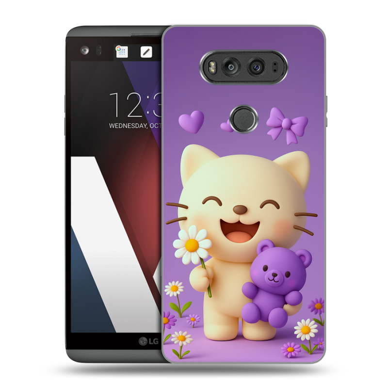 Пластиковый чехол на LG V20 с принтом для девочек Пластиковый чехол на LG V20 с принтом для девочек