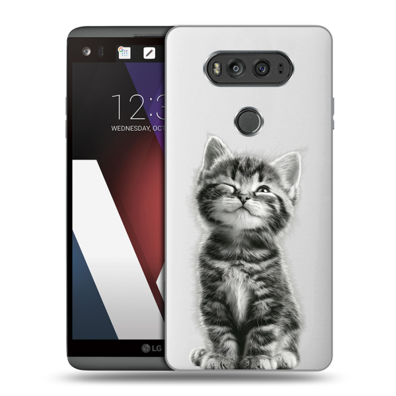 Пластиковый чехол на LG V20 с принтом Котенок Пластиковый чехол на LG V20 с принтом Котенок