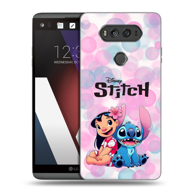 Пластиковый чехол на LG V20 с принтом Лило и Стич Пластиковый чехол на LG V20 с принтом Лило и Стич