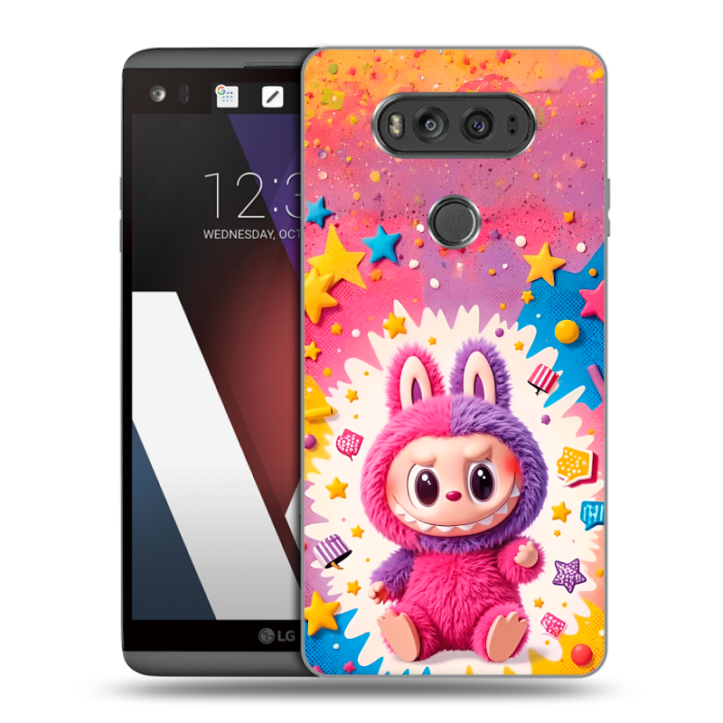 Пластиковый чехол на LG V20 с принтом Labubu Лабубу Пластиковый чехол на LG V20 с принтом Labubu Лабубу