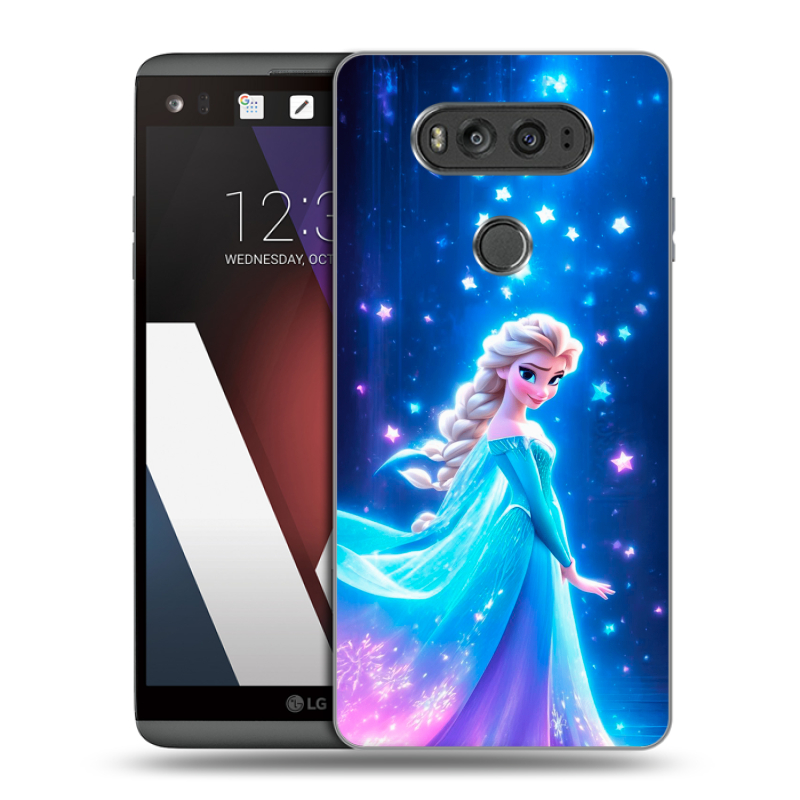 Пластиковый чехол на LG V20 с принтом Холодное сердце Frozen Пластиковый чехол на LG V20 с принтом Холодное сердце Frozen