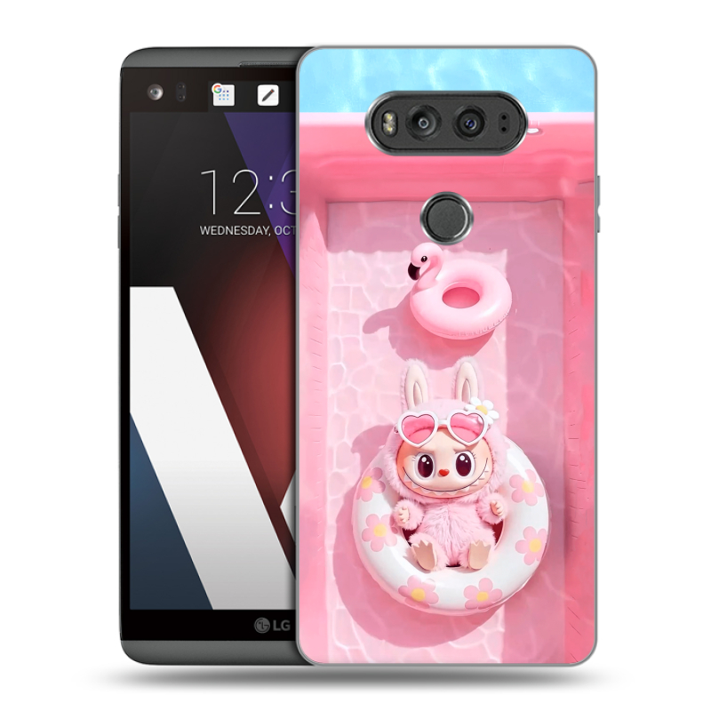 Пластиковый чехол на LG V20 с принтом Labubu Лабубу Пластиковый чехол на LG V20 с принтом Labubu Лабубу