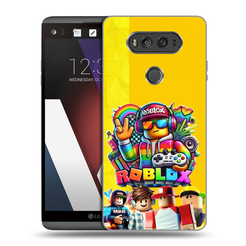 Пластиковый чехол на LG V20 с принтом Roblox Роблокс Пластиковый чехол на LG V20 с принтом Roblox Роблокс