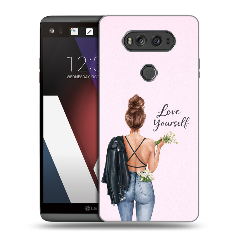 Пластиковый чехол на LG V20 с принтом женский Пластиковый чехол на LG V20 с принтом женский