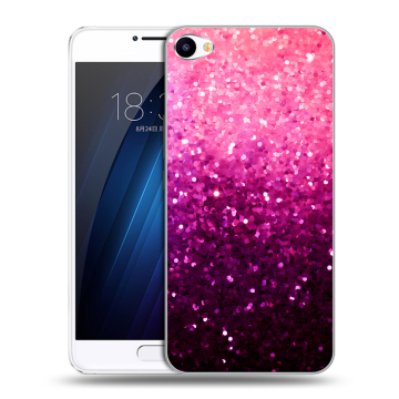 Пластиковый чехол на Meizu U10 с принтом Блестки Пластиковый чехол на Meizu U10 с принтом Блестки